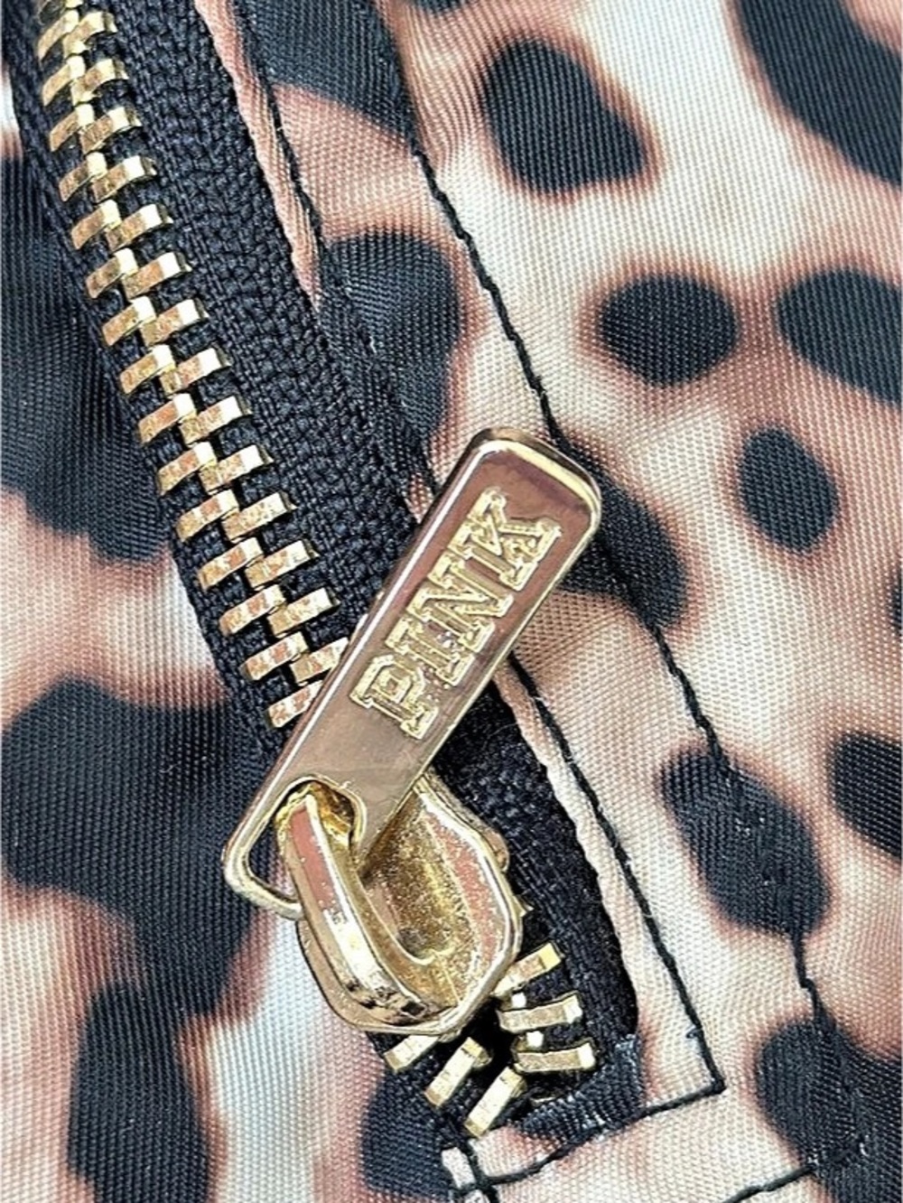 PINK Leopard Print Drawstring Backpack - Picture 9 of 10